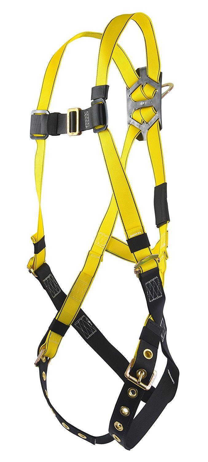 XL Workman Full-Body Harnesses w/ back D-ring & tongue-buckle legs 