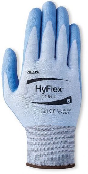HyFlex® 11-518 First-To-Market Ultralight Cut-Resistant Gloves