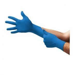 TouchNTuff® Blue 92-575 and 92-675 Disposable Nitrile Gloves