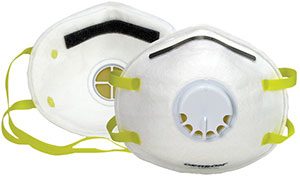 Low-Profile N95 Respirator with Exhalation Valve