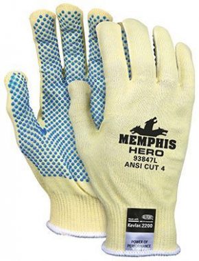 Memphis Hero™ Gloves with PVC Dots