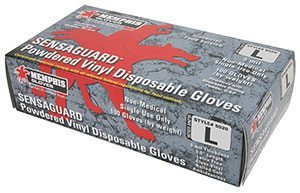 Sensaguard™ Vinyl Disposable Gloves