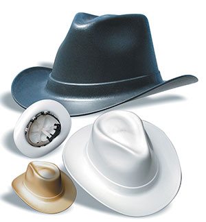 OccuNomix Vulcan Cowboy Hard Hats ANSI Z89.1 rated - 1