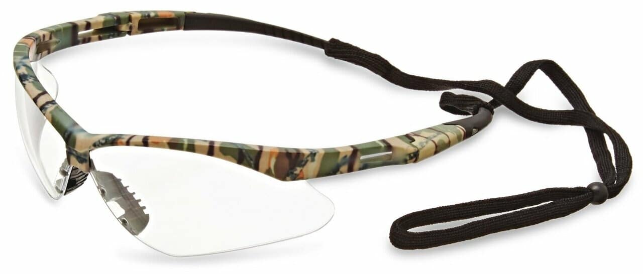 Jackson Safety V30 Nemesis Glasses Clear Anti-fog Lens Camo Frame 22608 ANSI for sale online 