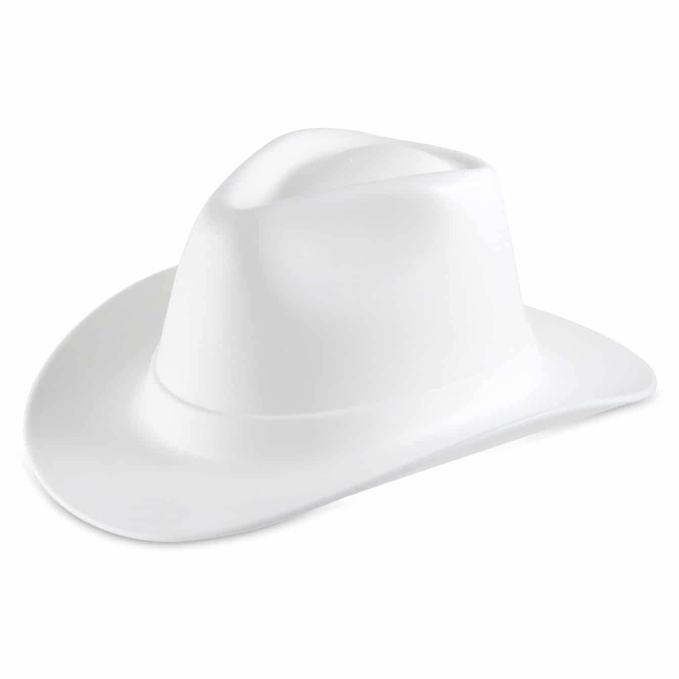 Occunomix Hard Hat White Vulcan Cowboy Style One Size Fits Most