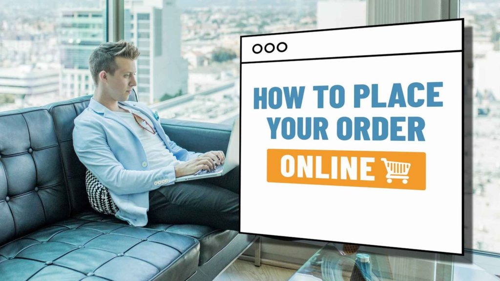 How to Place your Order Online Header
