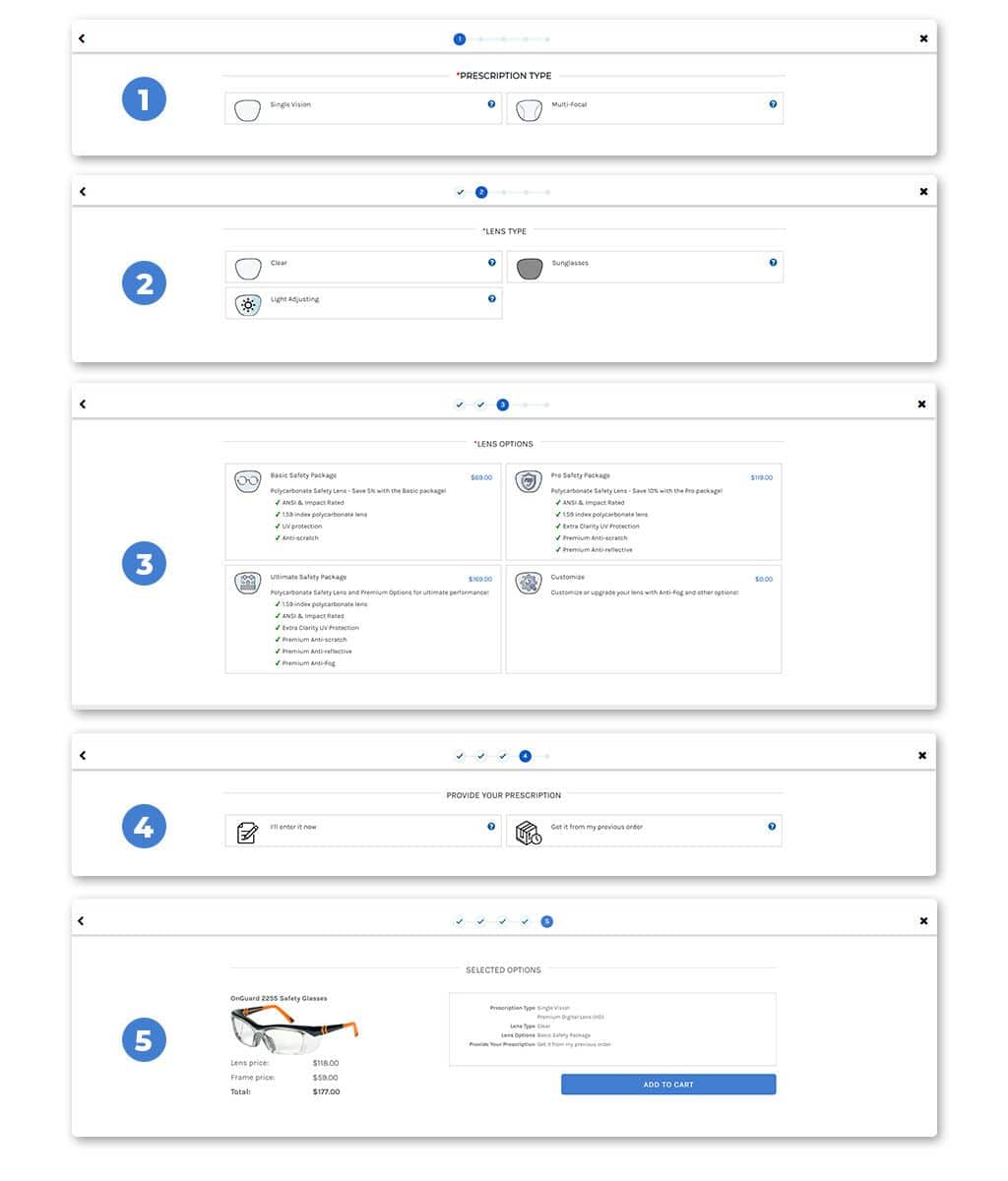 Placing Your Order Online Steps