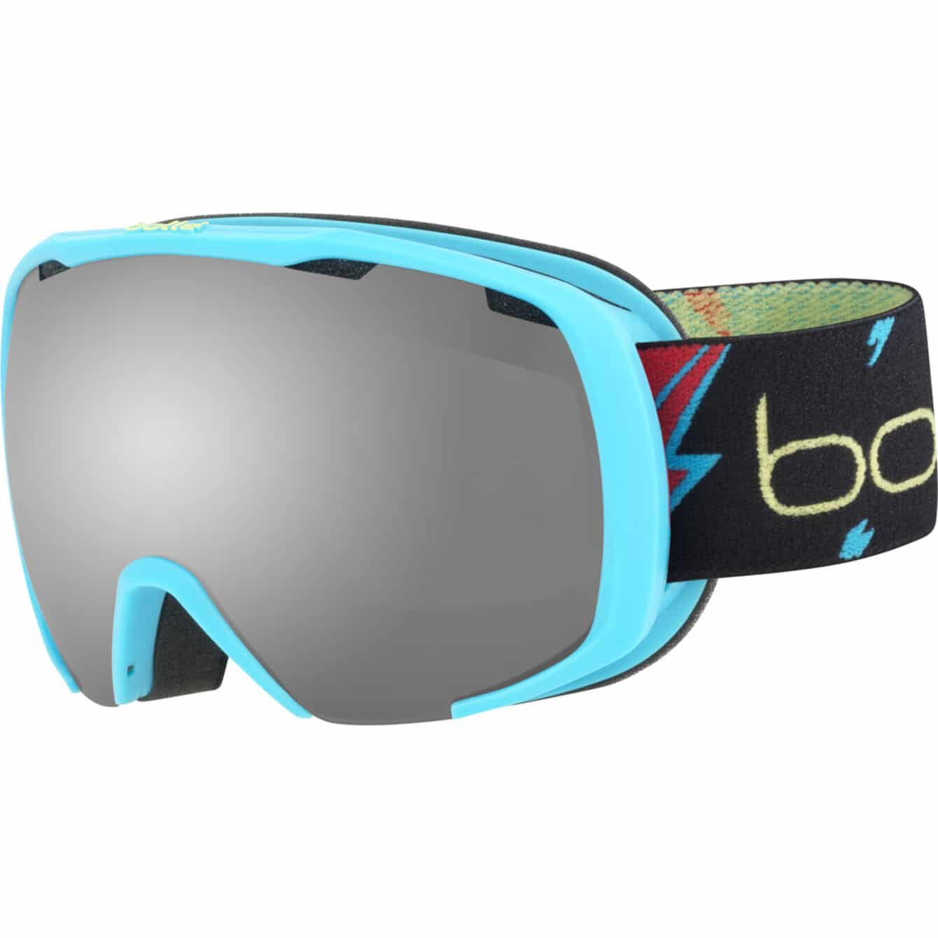 BOLLE Ski Goggles ROYAL Unisex Small Fit Matte Black Citrus Gun Mirror 21596 