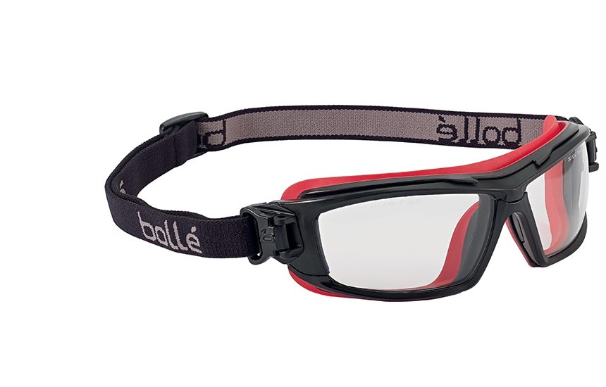 polycarbonate Details about   Bolle Double Ecran Super coverall safety goggles acetate lens 