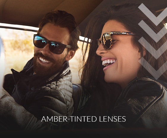 Amber Tinted Prescription Driving Glasses