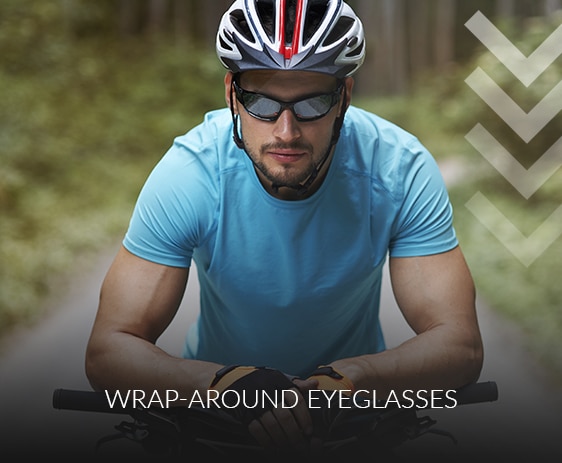 Wrap Around Prescription Cycling Sunglasses