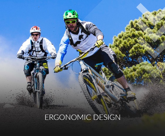 Ergonomic Wrap-Around Design Prescription mountain biking sunglasses