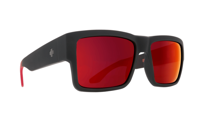 Cyrus Soft Matte Black/red Fade - Happy Gray Green W/red Flash - Image 1