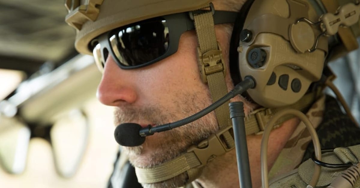 Soldiers wearing regular glasses