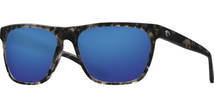 Apalach Sunglasses apa223-shiny-black-kelp-blue-mirror-lens-angle2