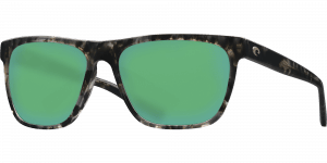 Apalach Sunglasses apa223-shiny-black-kelp-green-mirror-lens-angle2