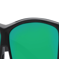 Cat Cay Sunglasses at11-shiny-black-green-mirror-lens-angle2