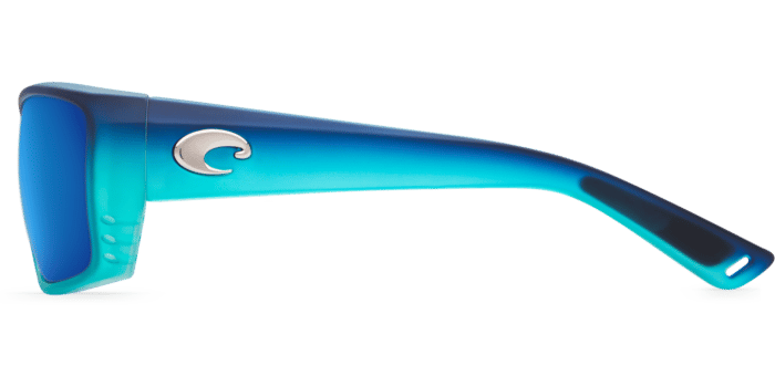 Cat Cay Sunglasses at73-matte-caribbean-fade-blue-mirror-lens-angle1