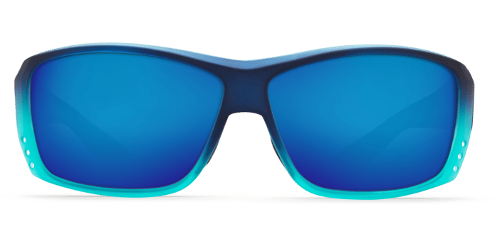 Cat Cay Sunglasses at73-matte-caribbean-fade-blue-mirror-lens-angle3