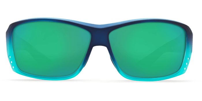 Cat Cay Sunglasses at73-matte-caribbean-fade-green-mirror-lens-angle3