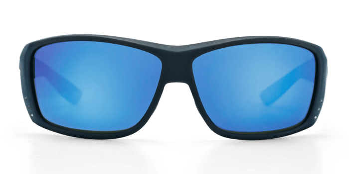 Cat Cay Sunglasses at98-matte-gray-blue-mirror-lens-angle3