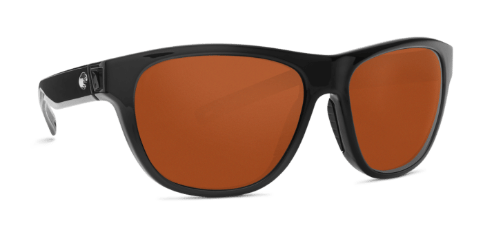 Bayside Sunglasses bay11-shiny-black-copper-lens-angle4