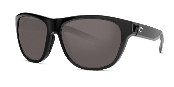 Bayside Sunglasses bay11-shiny-black-gray-lens-angle2