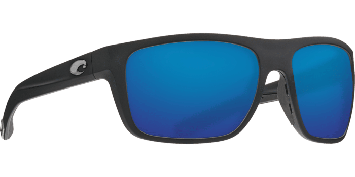 Broadbill Sunglasses brb11-matte-black-blue-mirror-lens-angle4