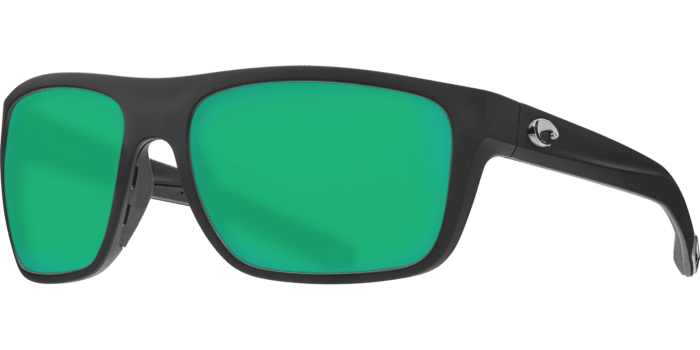 Broadbill Sunglasses brb11-matte-black-green-mirror-lens-angle2