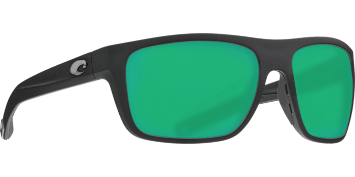 Broadbill Sunglasses brb11-matte-black-green-mirror-lens-angle4