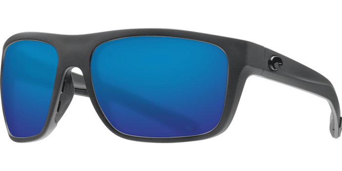Broadbill Sunglasses brb98-matte-gray-blue-mirror-lens-angle2