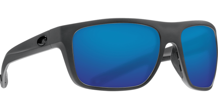 Broadbill Sunglasses brb98-matte-gray-blue-mirror-lens-angle4
