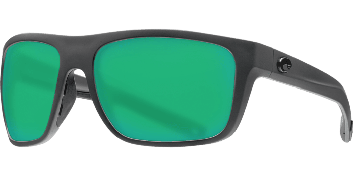 Broadbill Sunglasses brb98-matte-gray-green-mirror-lens-angle2