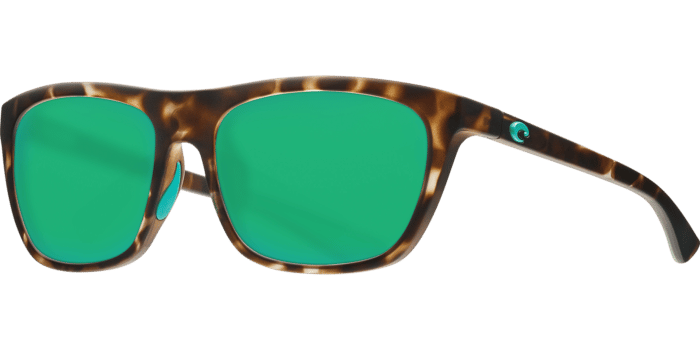 Cheeca Sunglasses cha249-matte-shadow-tortoise-green-mirror-lens-angle2