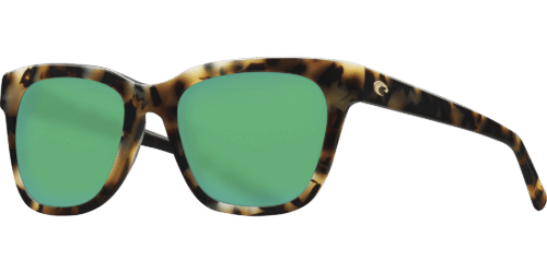 Coquina Sunglasses cqa241-shiny-vintage-tortoise-green-mirror-lens-angle2