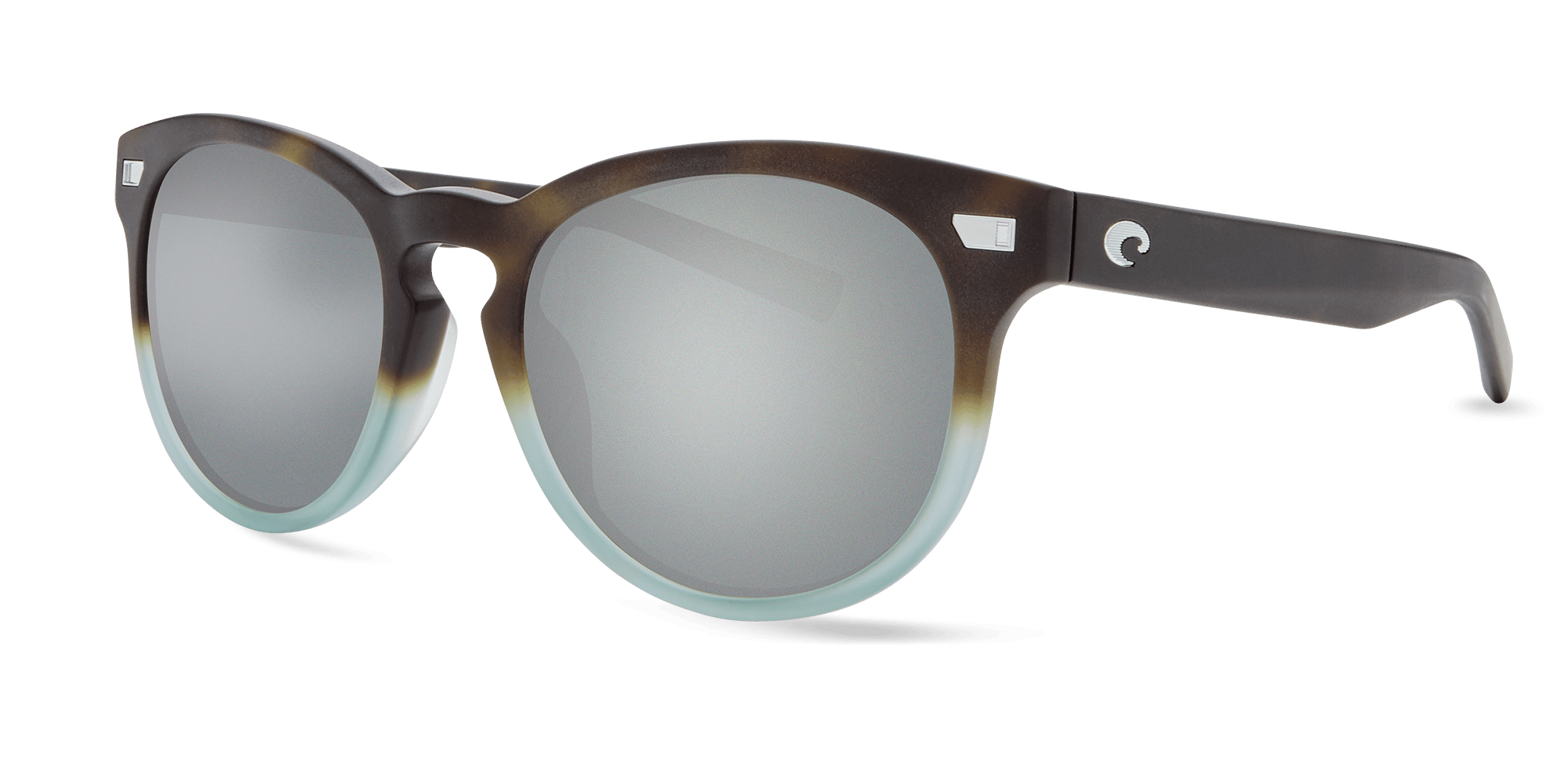 COSTA DEL MAR Prop POLARIZED Sunglasses Black White/Dark Gray 400P NEW $139 