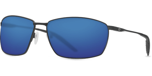 Turret Sunglasses trt11-matte-black-blue-mirror-lens-angle2.png