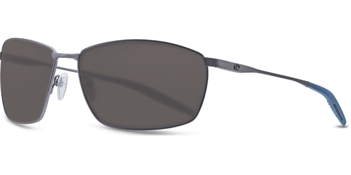 Turret Sunglasses trt247-matte-dark-gunmetal-deep-blue-black-gray-lens-angle2.png