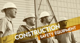construction men wearing safety equipment