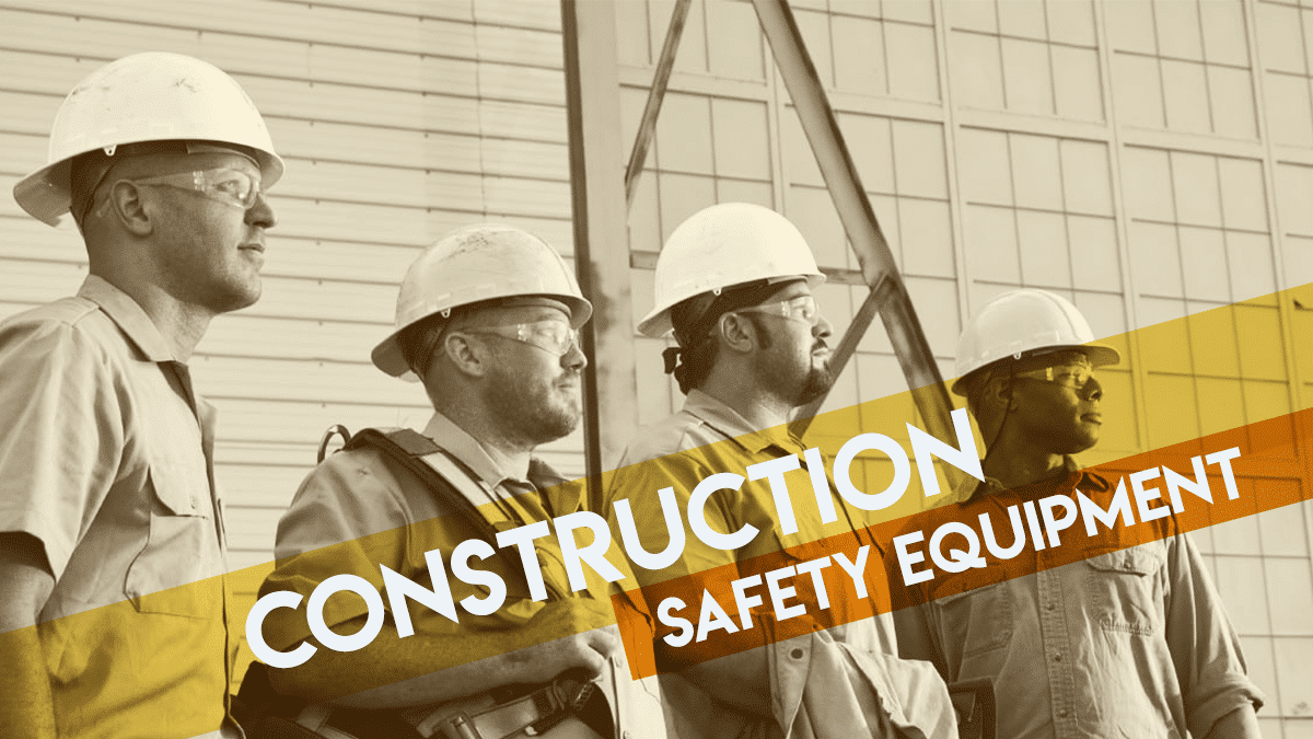 construction men wearing safety equipment