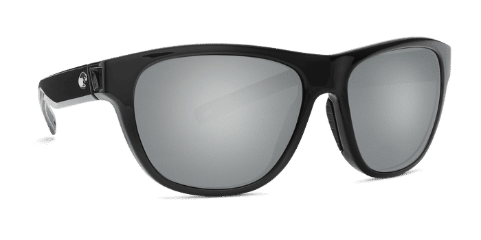 Bayside Sunglasses bay11-shiny-black-gray-silver-mirror-lens-angle4