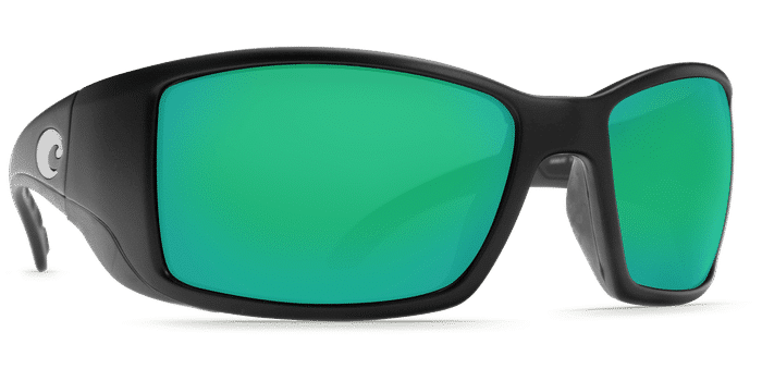 Blackfin Sunglasses bl11-matte-black-green-mirror-lens-angle4