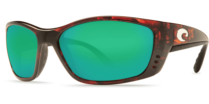 Costa Sunglasses Fisch Black Green Mirror 400G FS 11 GMGLP 