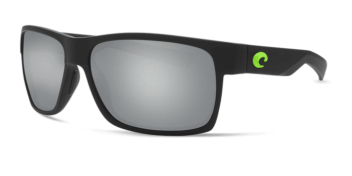 Half Moon Sunglasses hfm200-matt-black-green-logo-gray-silver-mirror-lens-angle2.png