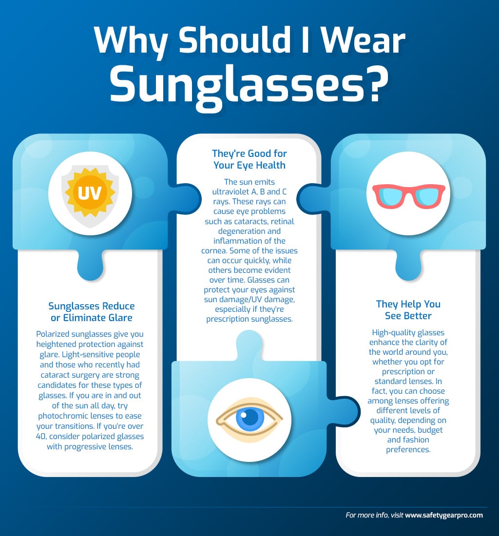 The Benefits Of Wearing Sunglasses Safety Gear Pro 