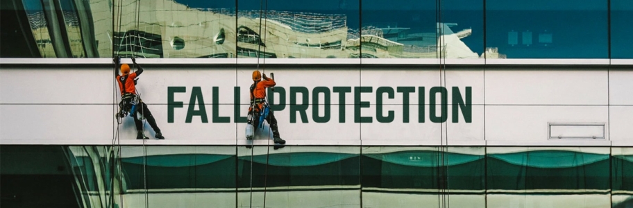 Fall protection banner