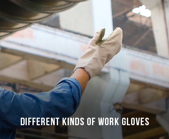 Different kinds of work gloves