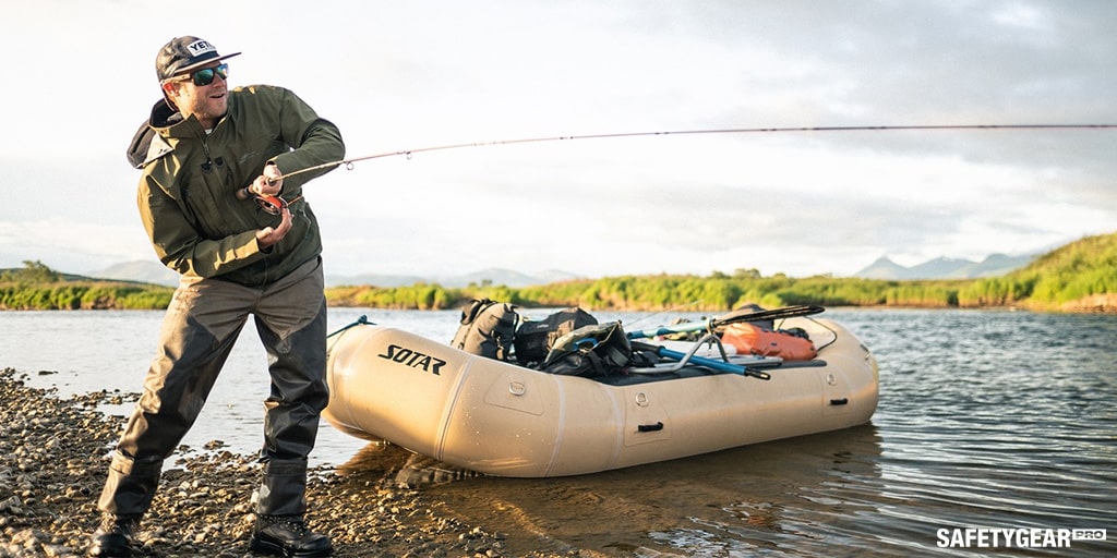 man fishing wearing costa sunglasses