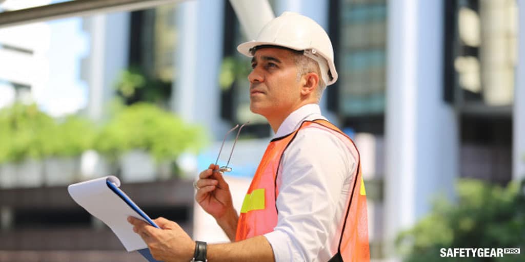 man working wearing hardhat