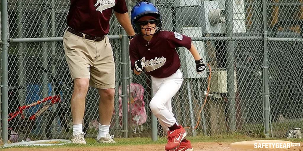 Kid playing baseball